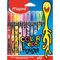 Фломастери Maped Color Peps Monster, 12 кольорів, 12 шт. (MP.845400) - Pampik