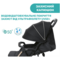 Прогулянкова коляска Chicco Ohlala 3 Black Re-Lux, чорний (79733.56) - Pampik - 4