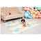 Дитячий двосторонній складний килимок Poppet Динозаврики та Маленькі кити, 150х200х0,8 см (PP017-150H) - Pampik - 5