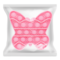 Игрушка-антистресс Pop It Offtop Бабочка, розовый (866746) - Pampik