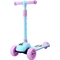 Самокат Daddychild HD-007-Blue с подсветкой колес голубой (HD-007-Blue) - Pampik