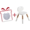 Набір Poppet Multiwood: стілець + подушка для стільця білий (PP-010M-G) - Pampik