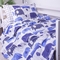 Пододеяльник на молнии MirSon Kids Time 17-0133 Elephant, бязь, 210х143 см, голубой с фиолетовым - Pampik
