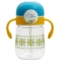 Поильник Baby Team с силиконовой трубочкой и ручками, 300 мл, ранжевый с синим (5040) - Pampik