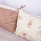 Защитная подушка-борт MirSon Kids Time 18-0009 Happy Hipos, бежевая, 4 шт. - Pampik - 6