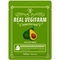 Тканинна маска для обличчя Fortheskin Super Food Real Vegifarm Double Shot Mask Avocado, 23 мл - Pampik