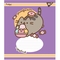 Зошит загальний Yes Pusheen, А5, в косу лінію, 12 аркушів (766311) - Pampik - 2