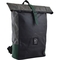 Рюкзак міський Yes Roll-top T-77 Green anthracite, черный (557430) - Pampik