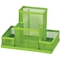 Підставка-органайзер для канцелярського приладдя ZiBi 4 відділення 15x10x10 см салатова (ZB.3116-15) - Pampik