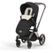 Чехол для ног Cybex Platinum Footmuff Sepia Black, черный (523000713) - Pampik - 5