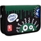 Пенал жесткий Yes HP-03 Monsters, 13х21х3 см, черный с зеленым (533142) - Pampik