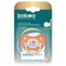 Пустышка круглая Baboo Sea Life, силиконовая, 6+ мес., оранжевая (5-028) - Pampik - 4