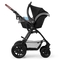 Универсальная коляска 3 в 1 Kinderkraft Xmoov CT черная (00-00305222) - Pampik - 8