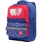 Рюкзак Yes S-30 Juno XS Heart beat, малиновый с синим (558211) - Pampik