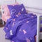 Пододеяльник на молнии MirSon Kids Time №137 Nina 2, бязь, 210х143 см, синий с розовым - Pampik