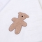 Рушник з капюшоном Childhome Terry Teddy, 80x80 см, білий (CCBCJMTB) - Pampik - 4