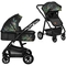 Коляска 2 в 1 Lionelo Amber Dreamin, черная (LO-AMBER DREAMIN (2in1)) - Pampik