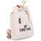 Детский рюкзак Childhome My first bag Teddy, белый (CWKIDBTW) - Pampik - 2