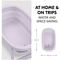 Розкладна ванна Hauck Wash N Fold M Lavender (72700-3) - Pampik - 3