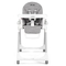 Стульчик для кормления Peg Perego Prima Pappa Follow Me Wonder Gray, серый (IH01000000WD53) - Pampik - 2