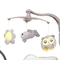 Качели El Camino Teddy ME 1075 Beige Linen Animals, бежевые (25507) - Pampik - 5