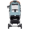 Прогулянкова коляска El Camino Loona ME 1090-1 Arctic Blue, блакитна з чорним (25528) - Pampik - 4