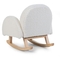 Крісло-гойдалка Childhome Teddy white, білий (RCKTOW) - Pampik - 4