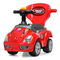 Машинка-толокар Bambi M 4205-3 2 в 1, с родительской ручкой, красная (23836) - Pampik - 6