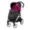 Прогулянкова коляска Peg-Perego Book Plus 51, малиновий з чорним (PACK05-00000000002) - Pampik