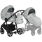 Коляска Tutis Uno 3 Plus Standart Risso, 2 в 1, сіра (1072142) - Pampik