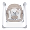 Качели El Camino Airy ME 1047L Beige Leaves, бежевые (25525) - Pampik - 2