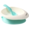 Мисочка BabyOno с присоской и ложечкой, мятная (1077/03) - Pampik