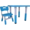 Стілець дитячий Lindo до квадратного столу синій (1369 син) - Pampik - 3