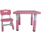 Стілець дитячий Lindo до квадратного столу рожевий (1369 рож) - Pampik - 2