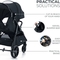 Прогулянковий візочок Kinderkraft Rine Classic Black чорний (00-00305205) - Pampik - 10