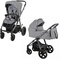 Універсальна коляска 2 в 1 Espiro Husky XL 2022 207, сріблясто-сіра (205088) - Pampik