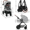 Универсальная коляска 3 в 1 Kinderkraft Xmoov CT светло-серая (00-00305177) - Pampik - 10