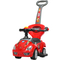 Машинка-толокар Bambi M 4205-3 2 в 1, с родительской ручкой, красная (23836) - Pampik