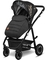Универсальная коляска 2 в 1 Lionelo Amber Lovin, черная (LO-AMBER LOVIN (2in1)) - Pampik - 3