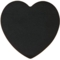 Блок паперу для нотаток ZiBi KIDS Line Black Heart з клейким шаром 7х7 см 50 шт. чорний (ZB.15200) - Pampik - 2