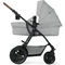 Универсальная коляска 3 в 1 Kinderkraft Xmoov CT светло-серая (00-00305177) - Pampik - 4