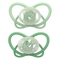 Пустышка силиконовая Nip Моя бабочка Ночь, 16-32 мес., 2 шт., зеленый (38658-51) - Pampik