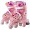 Роликовые коньки Yvolution Switch Skates Twista розовые (YR25P4) - Pampik