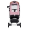 Прогулочная коляска El Camino Loona ME 1090-1 Blush Rose, розовая с черным (25529) - Pampik - 5