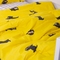 Пододеяльник на молнии MirSon Kids Time 17-0572 Black Cat, бязь, 210х143 см, желтый с черным - Pampik - 2