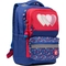 Рюкзак Yes S-30 Juno XS Heart beat, малиновый с синим (558211) - Pampik - 2