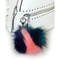 Брелок Yes с пушком Fancy, 9 см, разноцветный (558109) - Pampik - 2