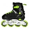 Роликові ковзани Stiga Tornado розмір 30-33 чорний з зеленим (80-2040-04) - Pampik - 2