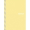 Блокнот для записів Genius, А6, в клітинку, спіраль, 80 арк., жовтий (A6-080-6805K) - Pampik