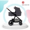 Универсальная коляска 2 в 1 Kinderkraft Everyday 2 Dark Gray Black Frame темно-серая (00-00305225) - Pampik - 2